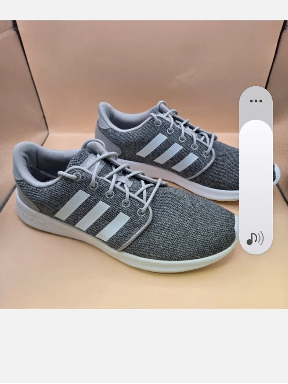 Adidas Lite Racer Women's Grey Athletic Sneakers Size 9